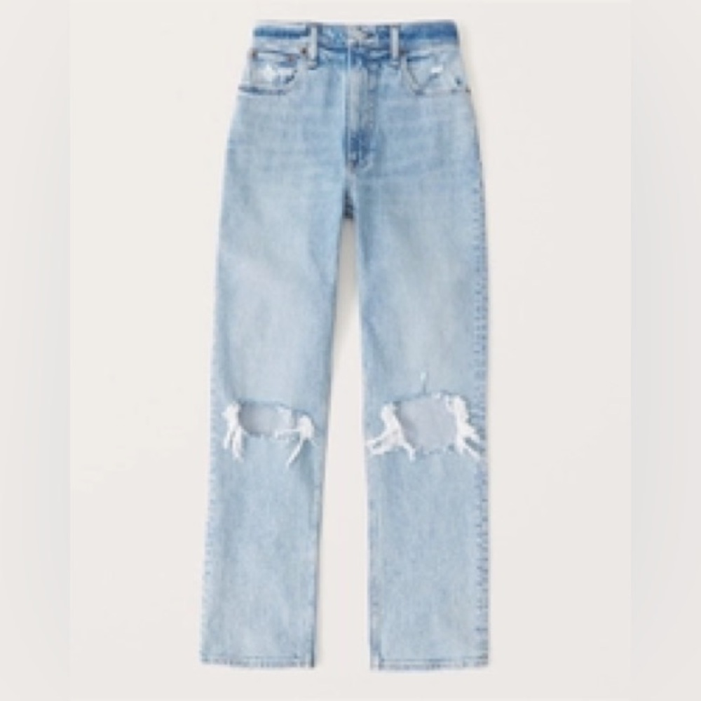 Abercrombie Ultra High Rise 90s Straight Jean